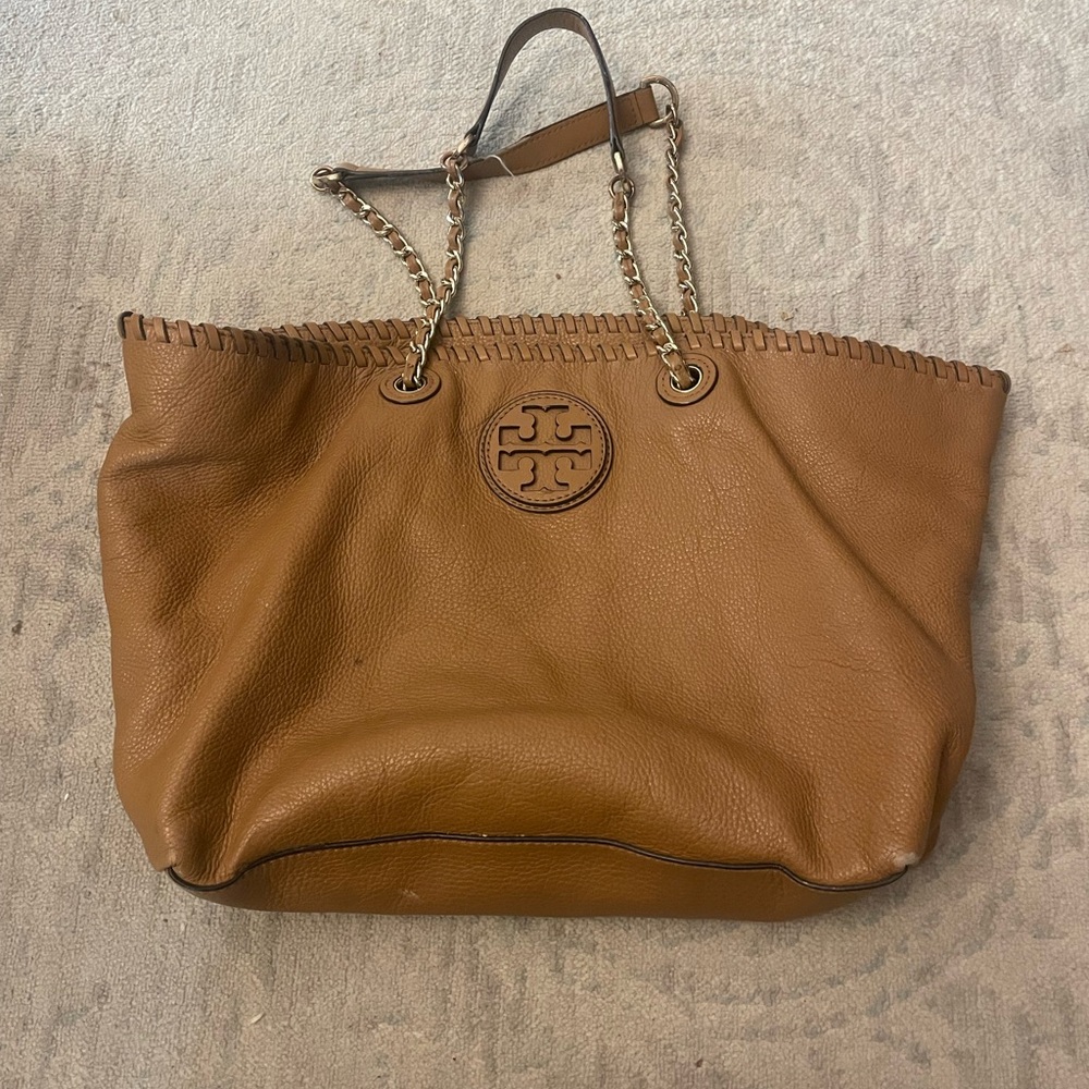 Tory Burch Tan Leather Tote